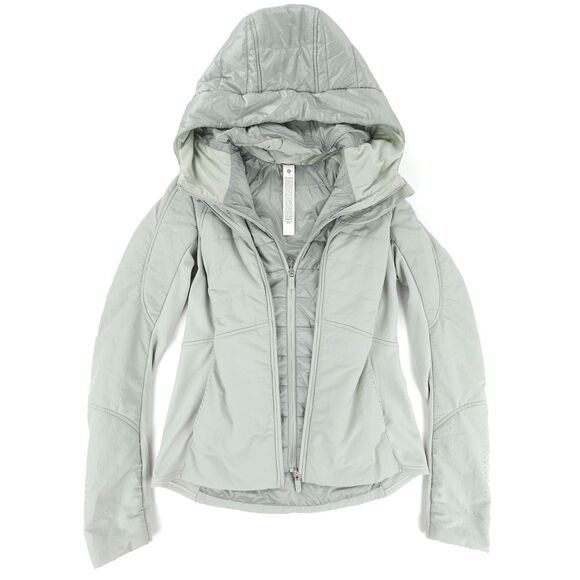 NEW Lululemon Another Mile Jacket Jade Grey Primaloft Puffer Gorpcore Athleisure - Picture 1 of 13